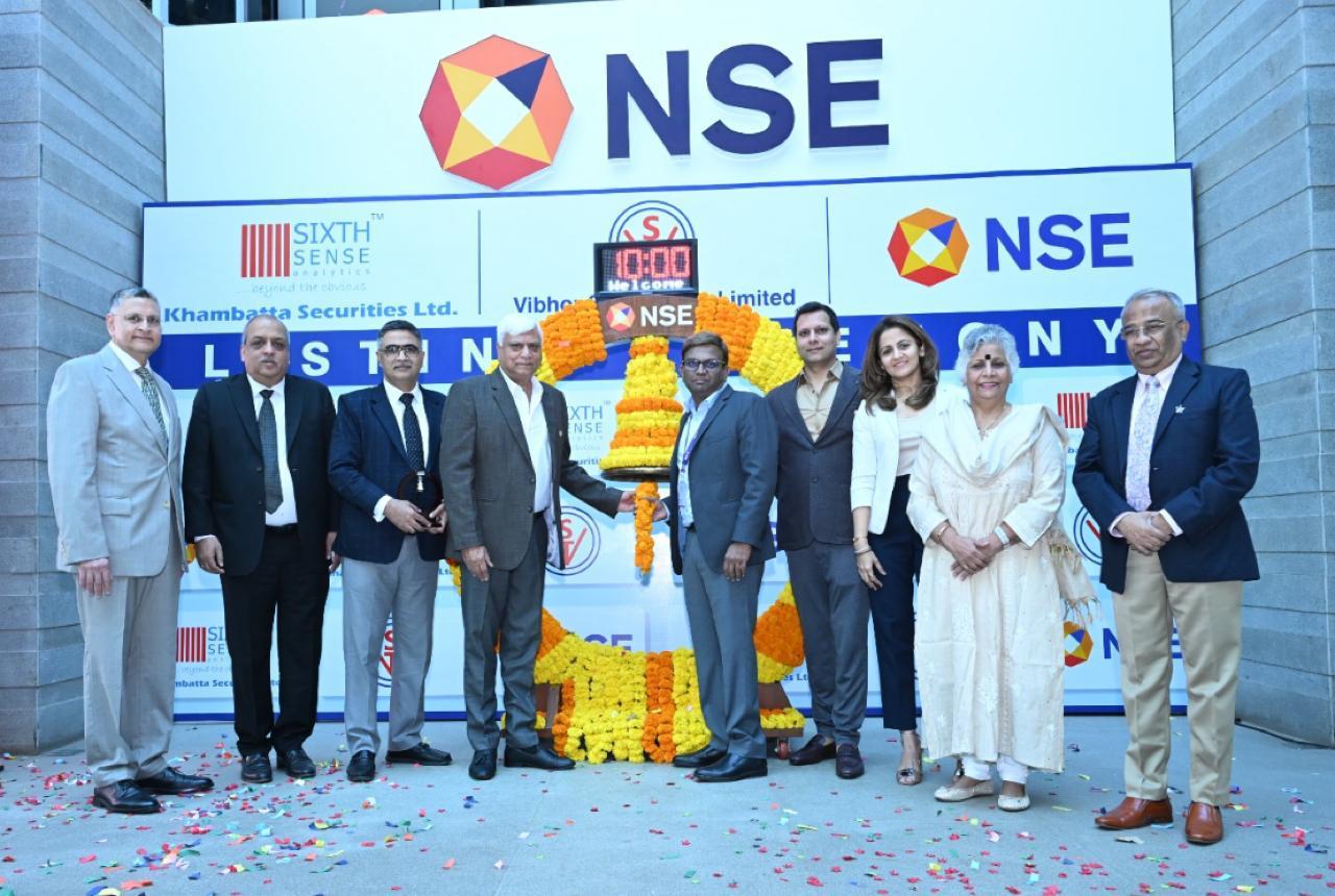 NSE પર વિભોર સ્ટીલનું ઈશ્યુ પ્રાઇસ કરતા 181% ઉપર લિસ્ટિંગ થયું